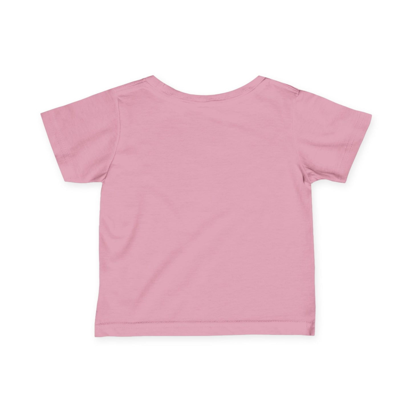 Infant Tee — "Bottomless Trails TV" Pastel Retro Logo Baby Shirt