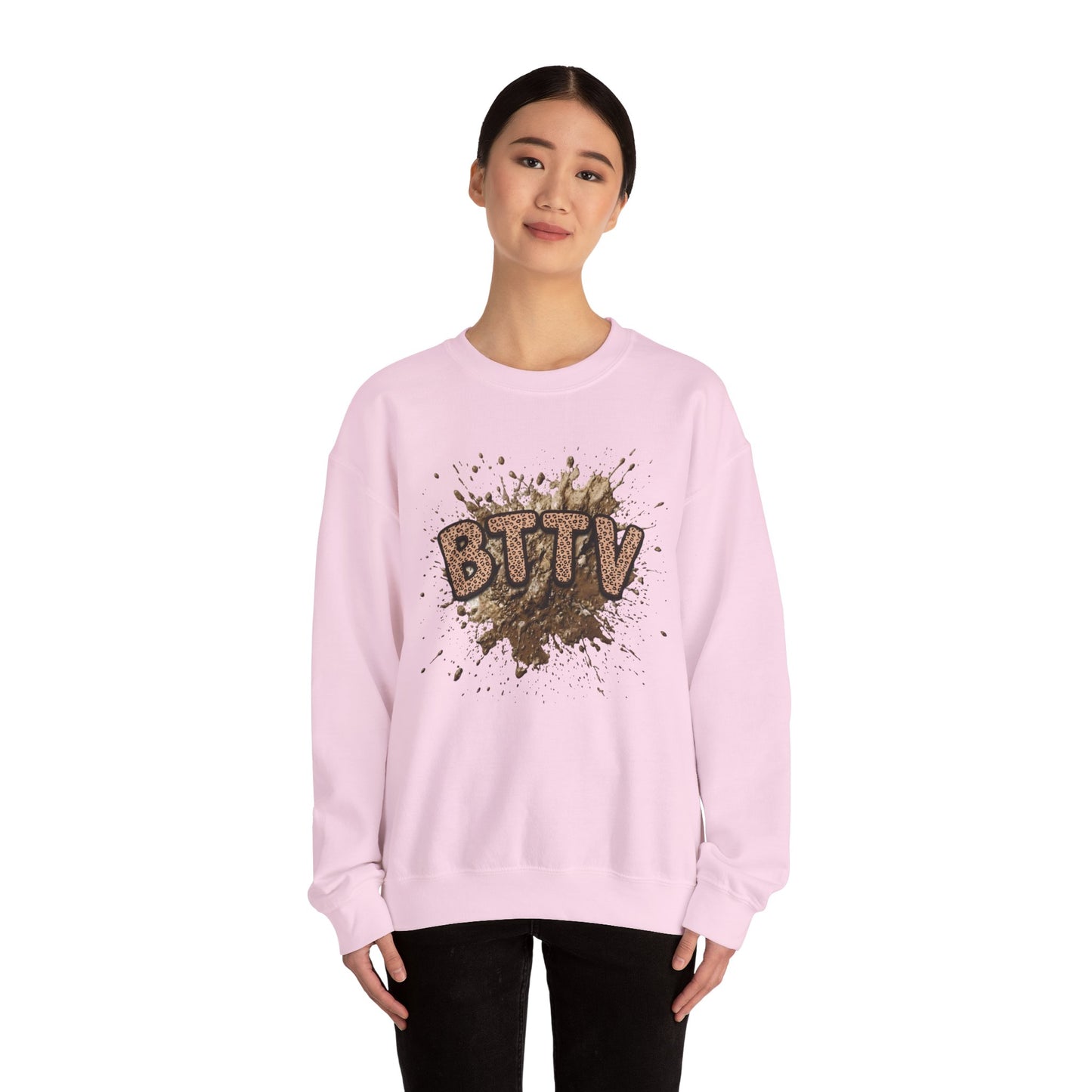 Leopard Print BTTY Crewneck Sweatshirt