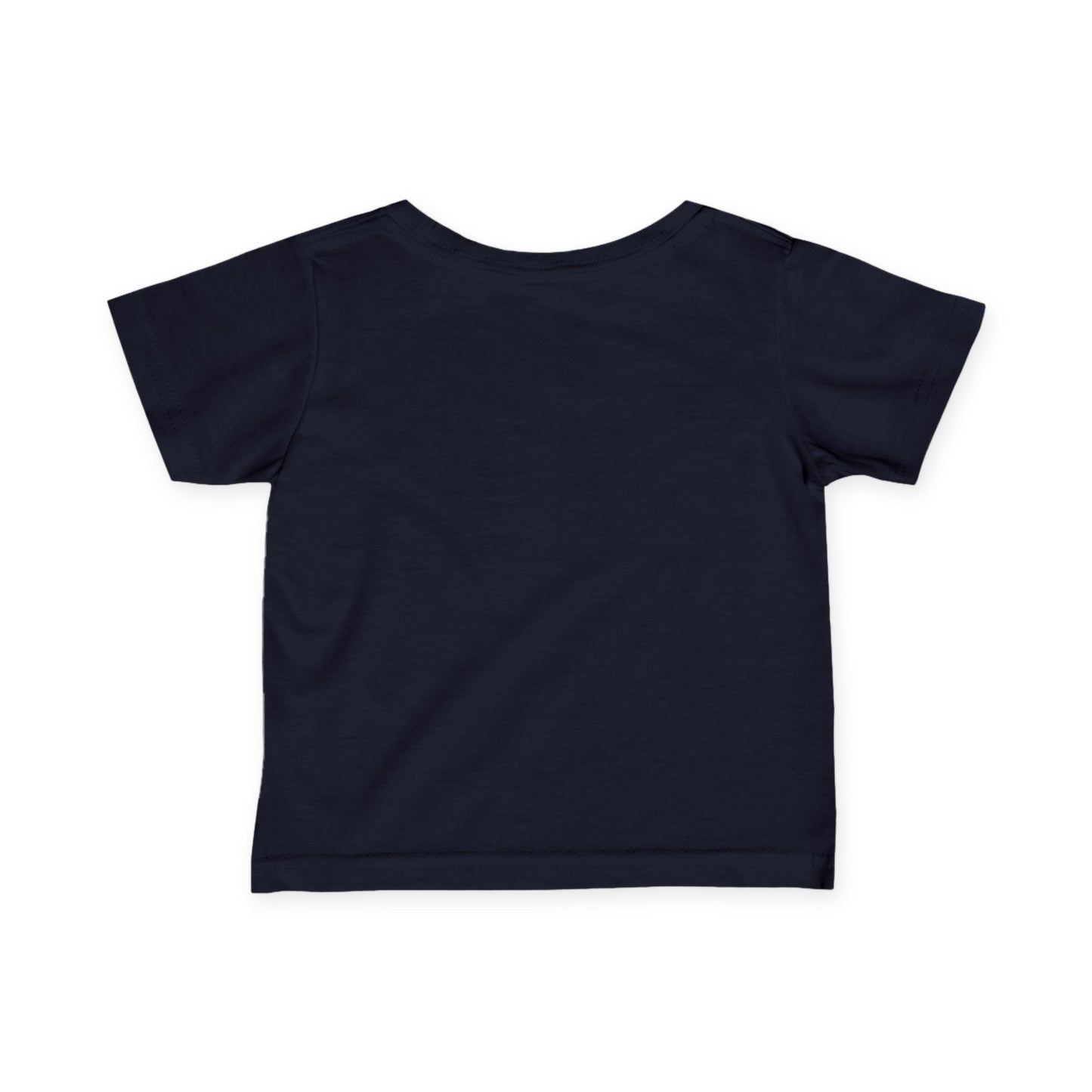 Infant Tee — "Bottomless Trails TV" Pastel Retro Logo Baby Shirt