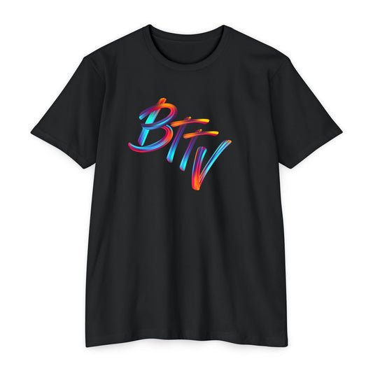 Colorful Graphic Unisex T-Shirt: "BTFV" & "Hit It With Ya Purse"