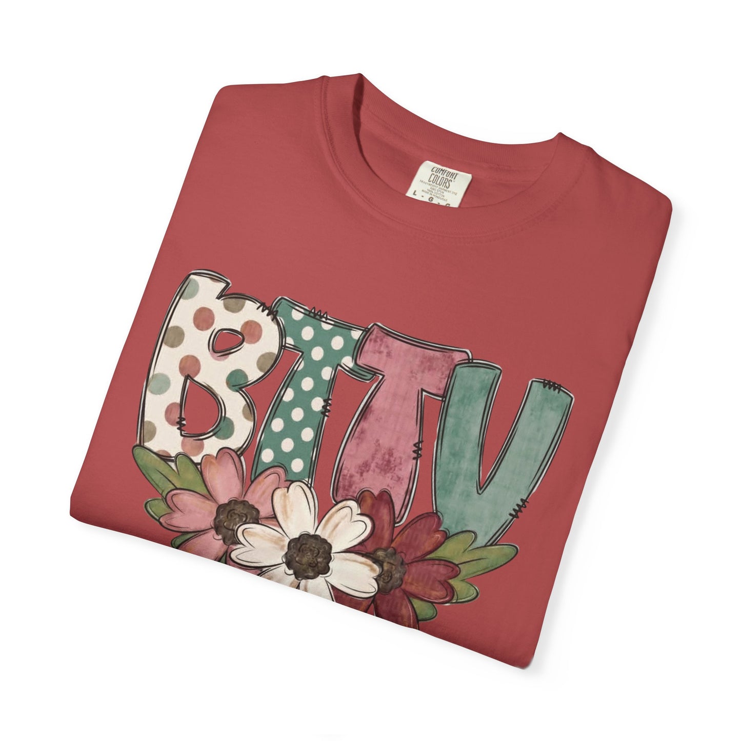 BTTV Floral T-Shirt — Protest Support Tee with Flower Design