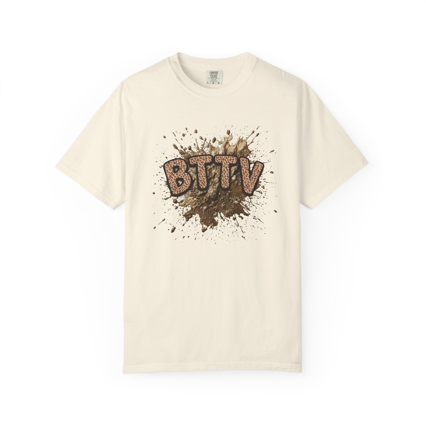 BTTV Mud Splash cheetah print T-Shirt