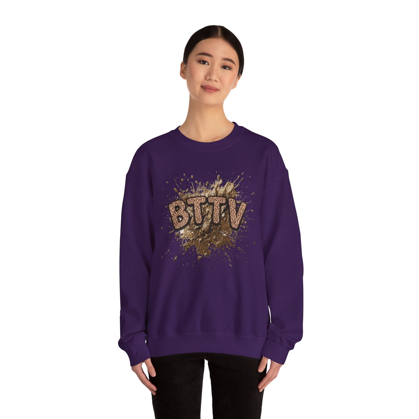 Leopard Print BTTY Crewneck Sweatshirt