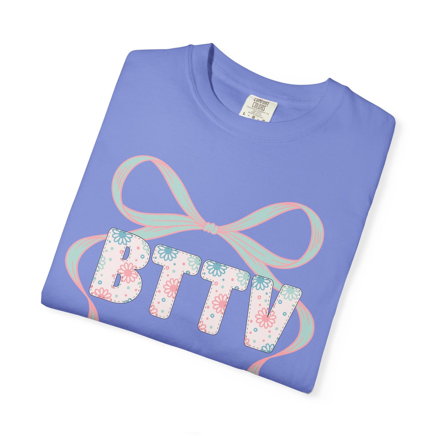 BTTV  Floral Ribbon T-Shirt