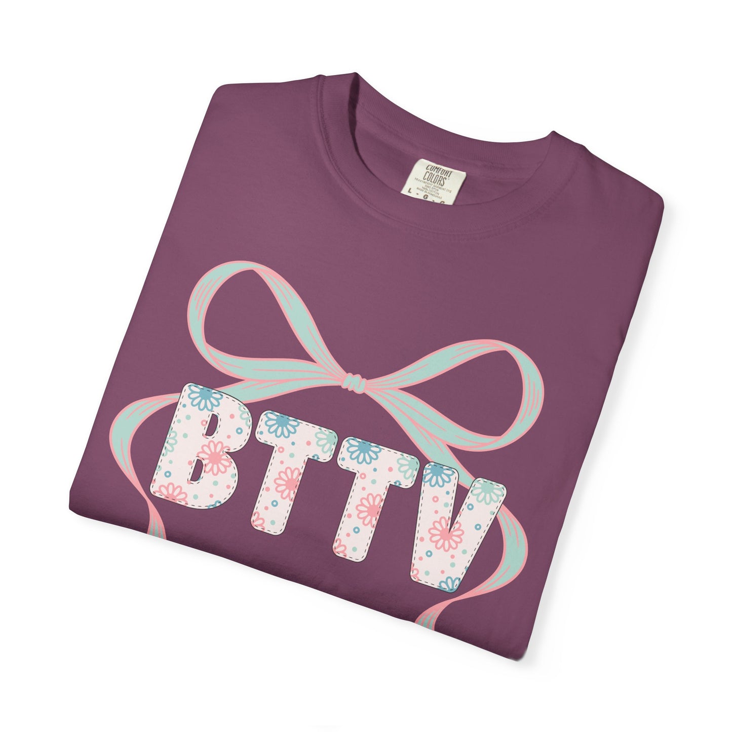 BTTV  Floral Ribbon T-Shirt