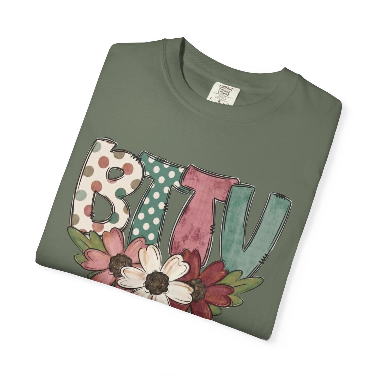 BTTV Floral T-Shirt — Protest Support Tee with Flower Design