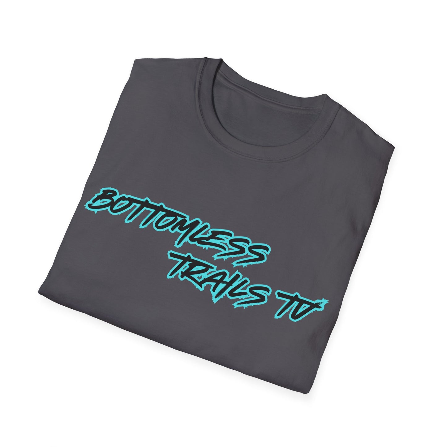 Unisex Softstyle T-Shirt - Bottomless Trails To 69 Graphic Tee for Adventure Lovers