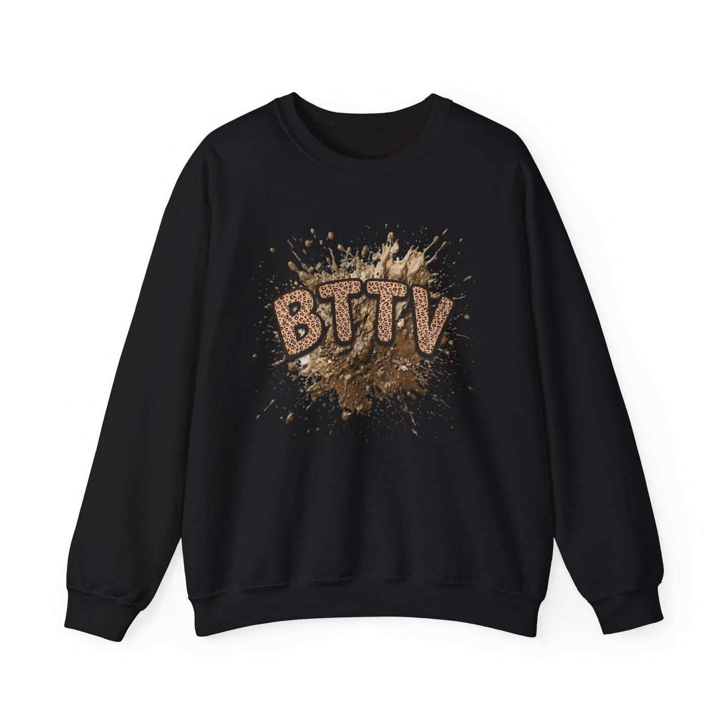 Leopard Print BTTY Crewneck Sweatshirt