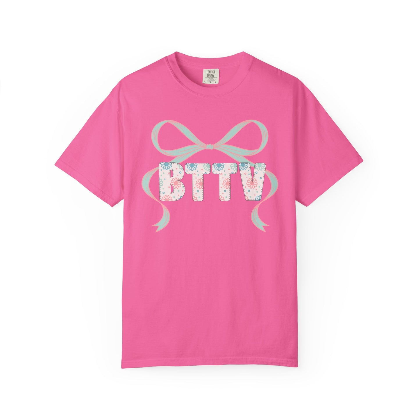 BTTV  Floral Ribbon T-Shirt