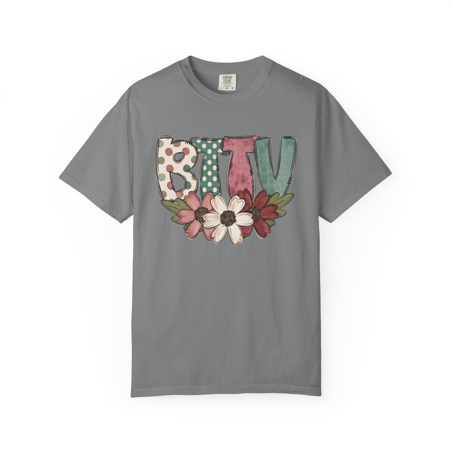 BTTV Floral T-Shirt — Protest Support Tee with Flower Design