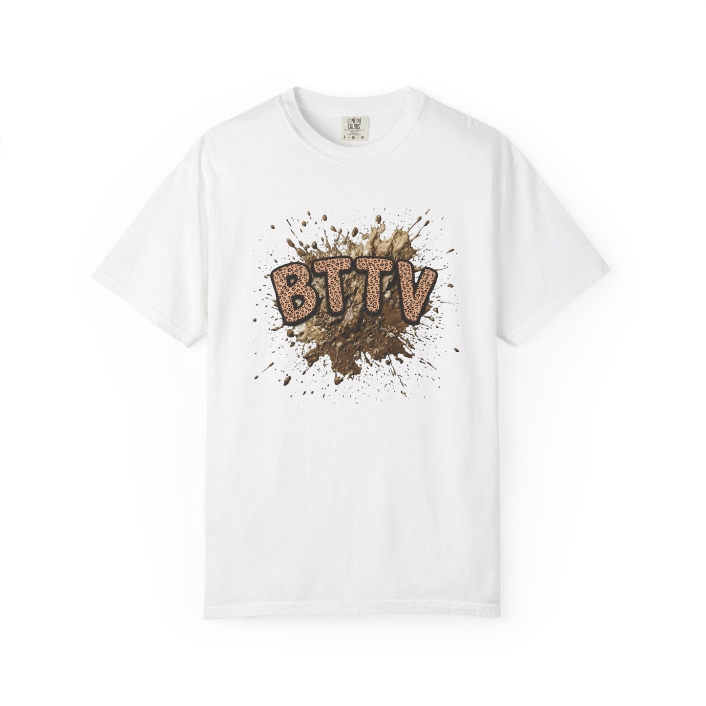 BTTV Mud Splash cheetah print T-Shirt