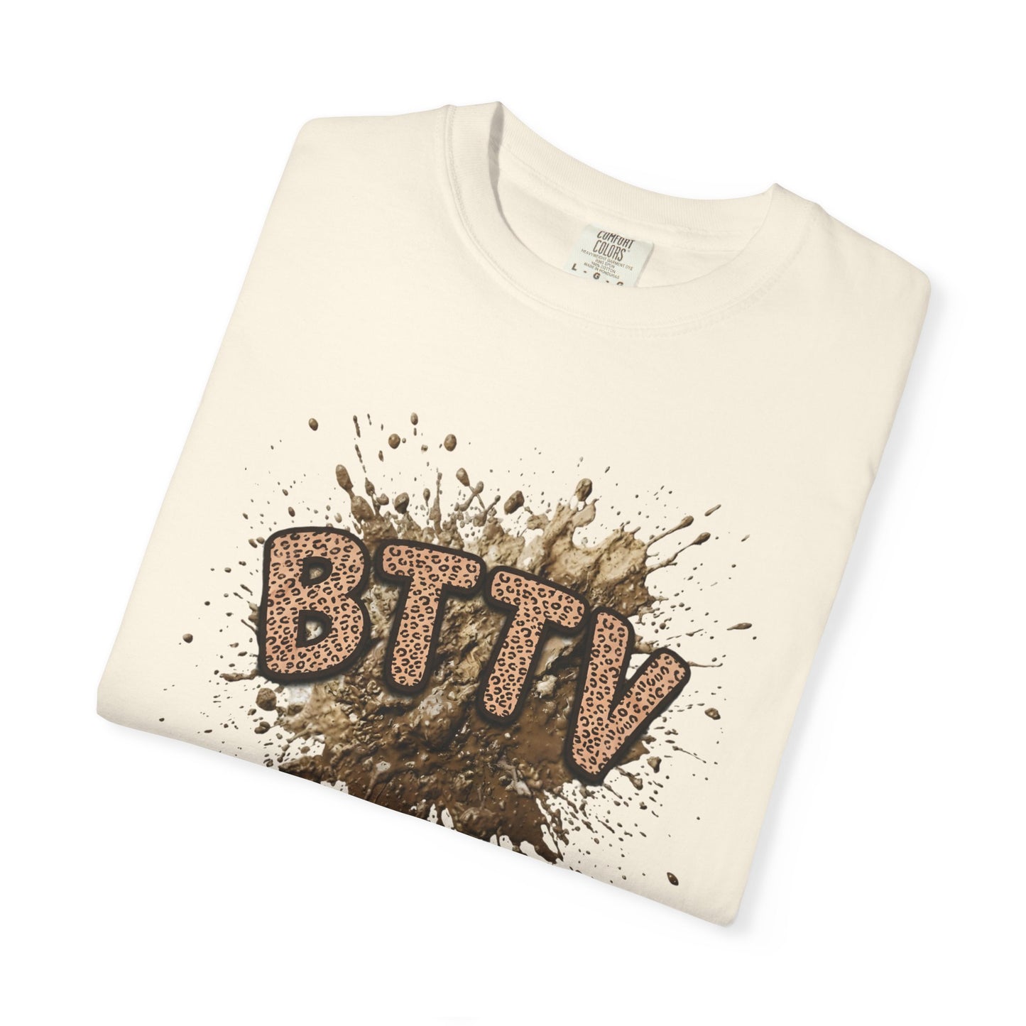BTTV Mud Splash cheetah print T-Shirt