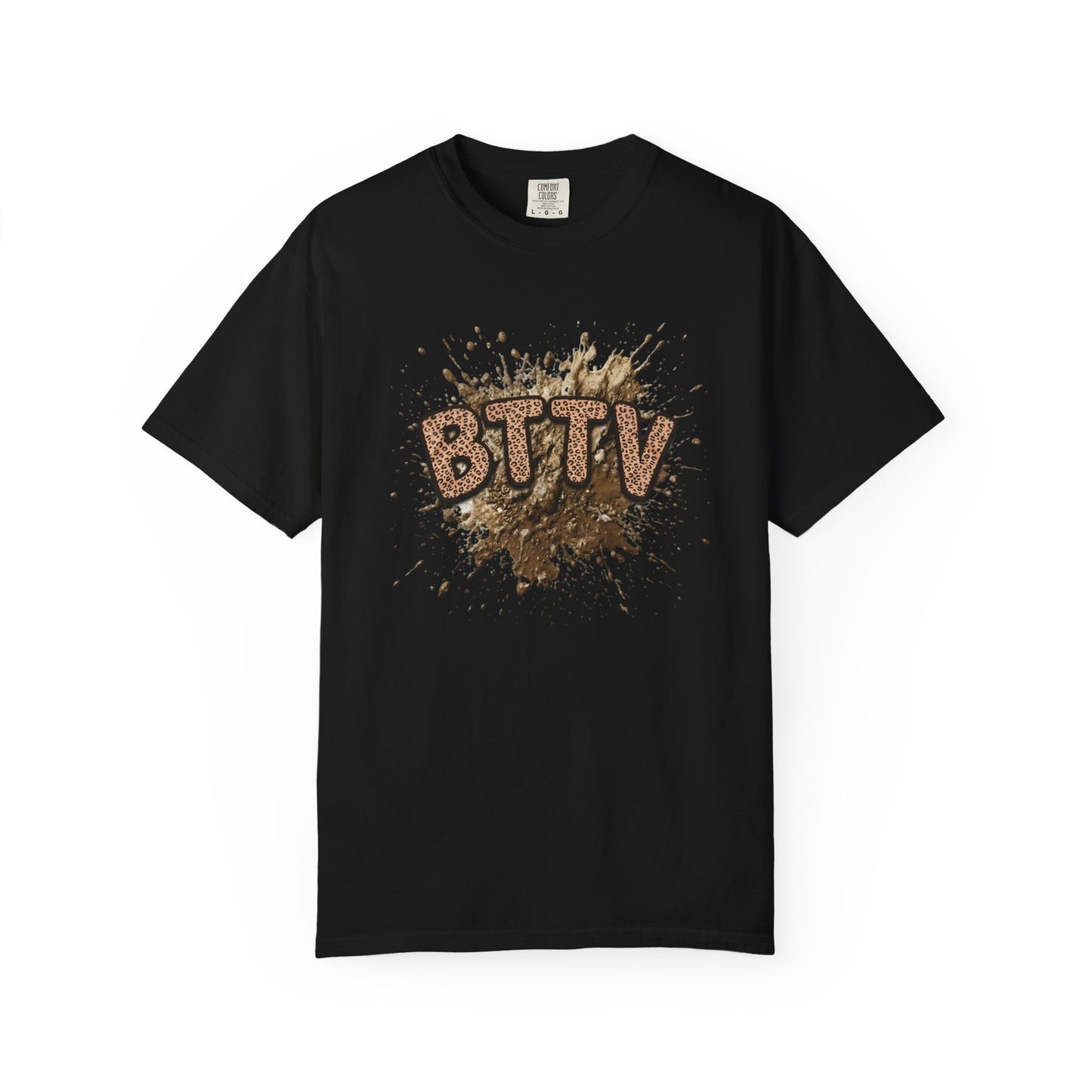 BTTV Mud Splash cheetah print T-Shirt