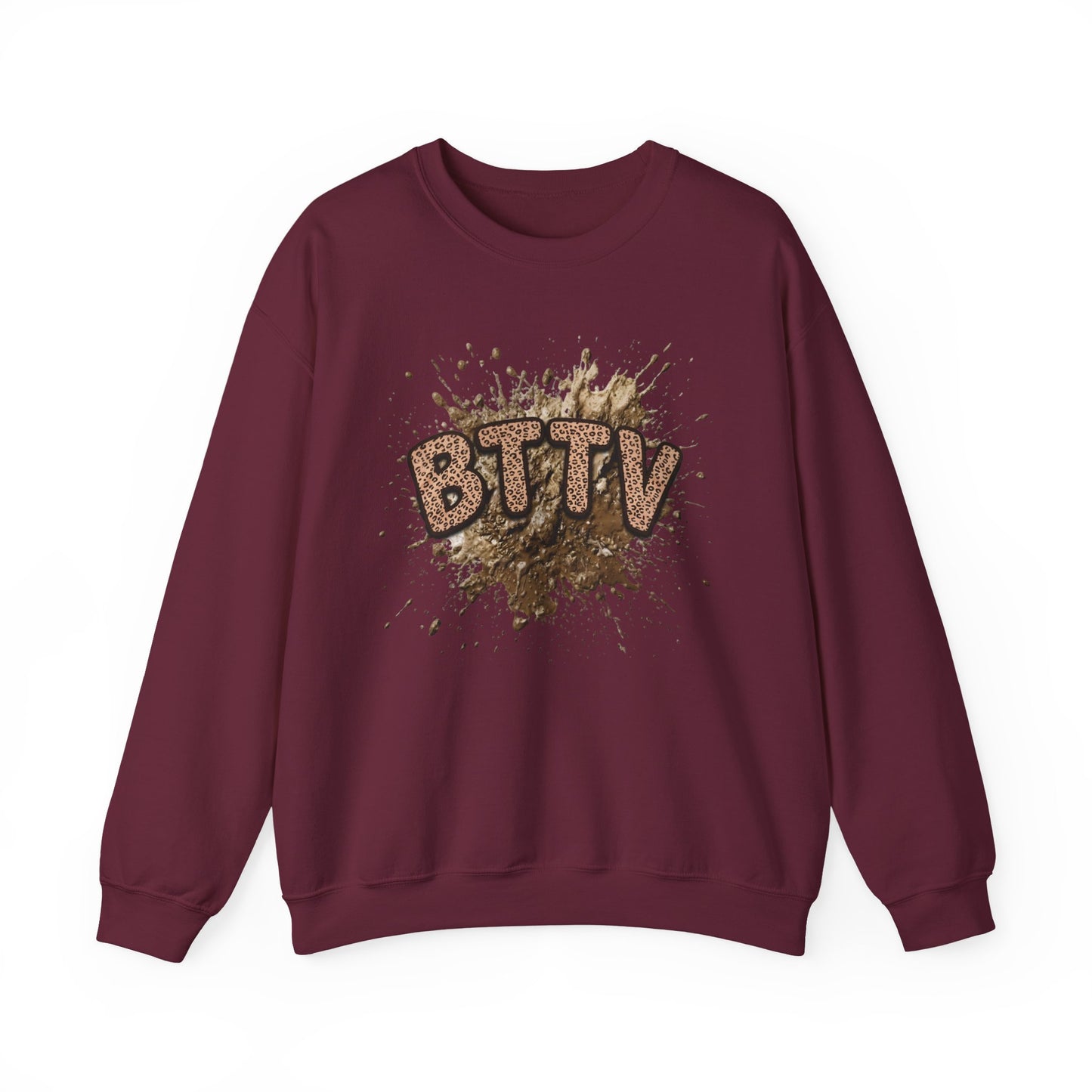 Leopard Print BTTY Crewneck Sweatshirt