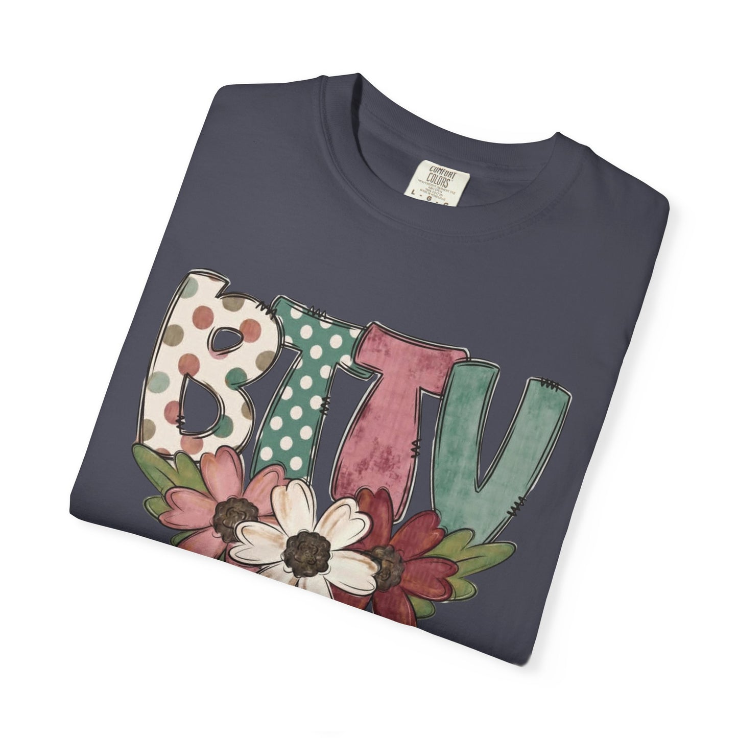 BTTV Floral T-Shirt — Protest Support Tee with Flower Design