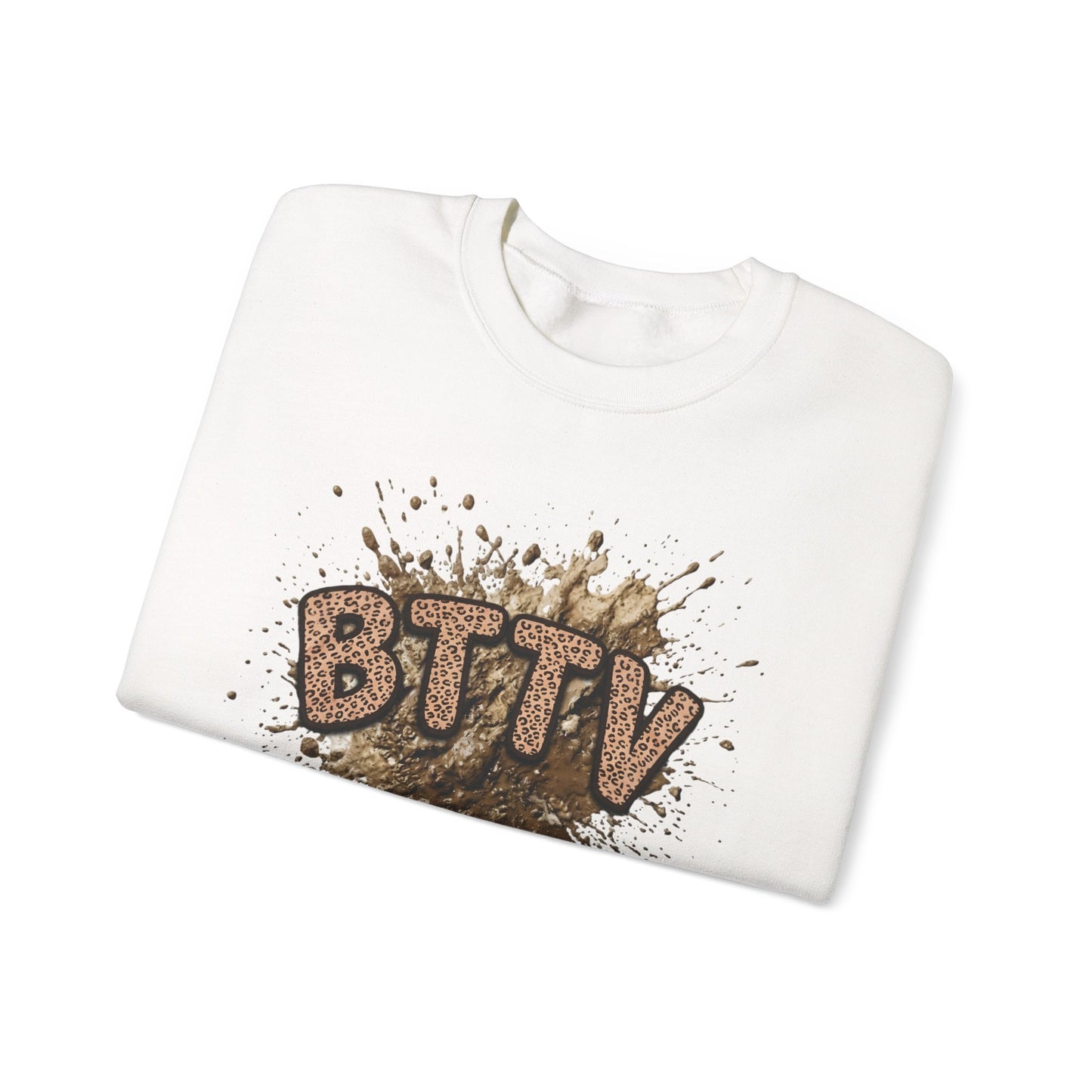 Leopard Print BTTY Crewneck Sweatshirt