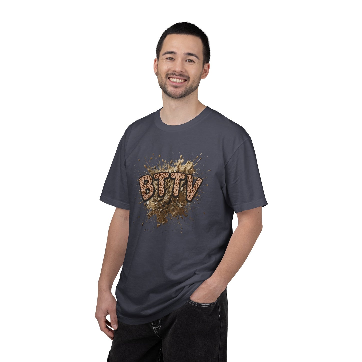 BTTV Mud Splash cheetah print T-Shirt