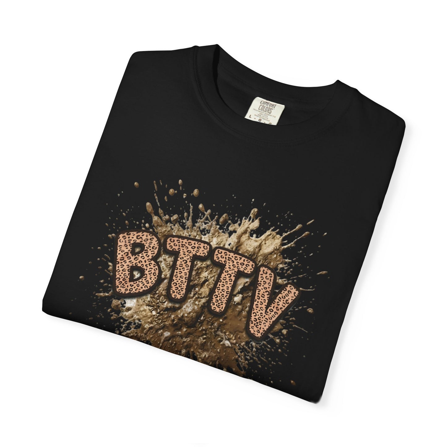 BTTV Mud Splash cheetah print T-Shirt