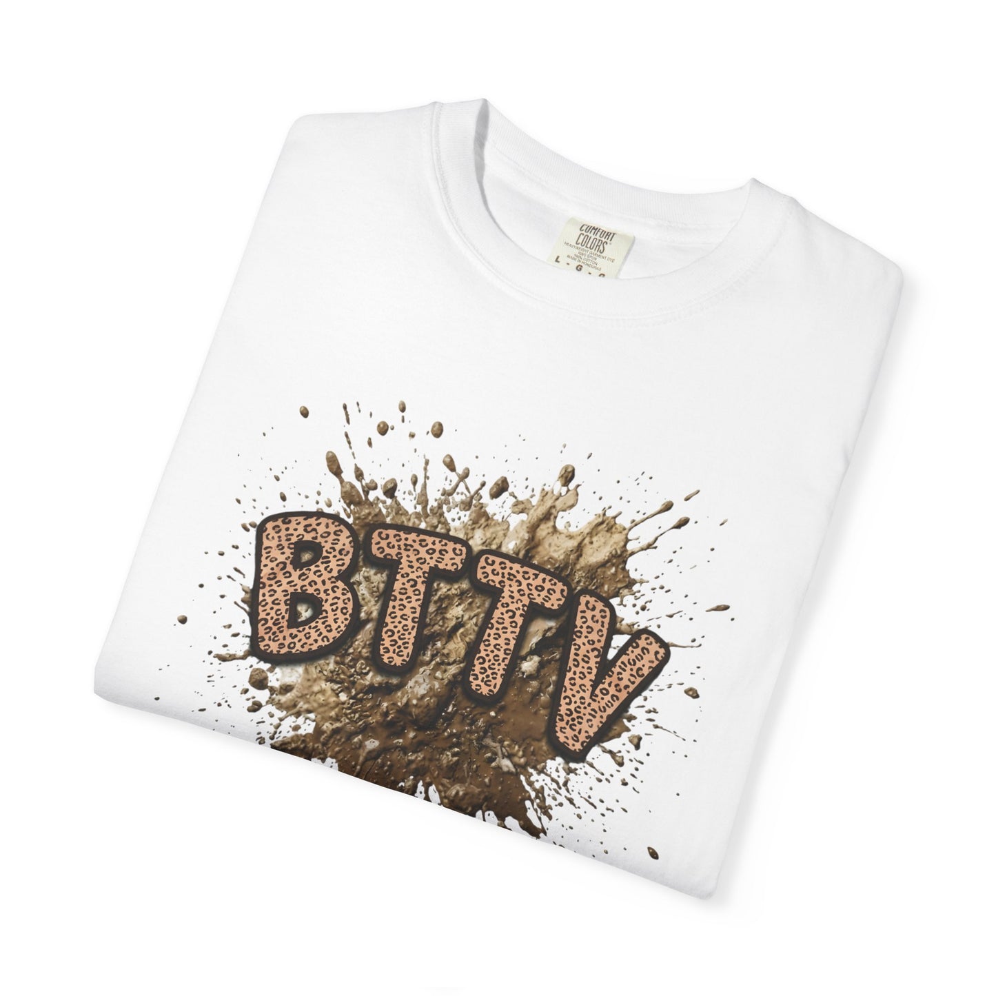 BTTV Mud Splash cheetah print T-Shirt