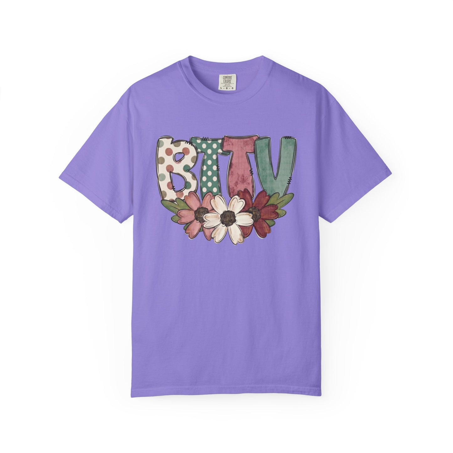 BTTV Floral T-Shirt — Protest Support Tee with Flower Design