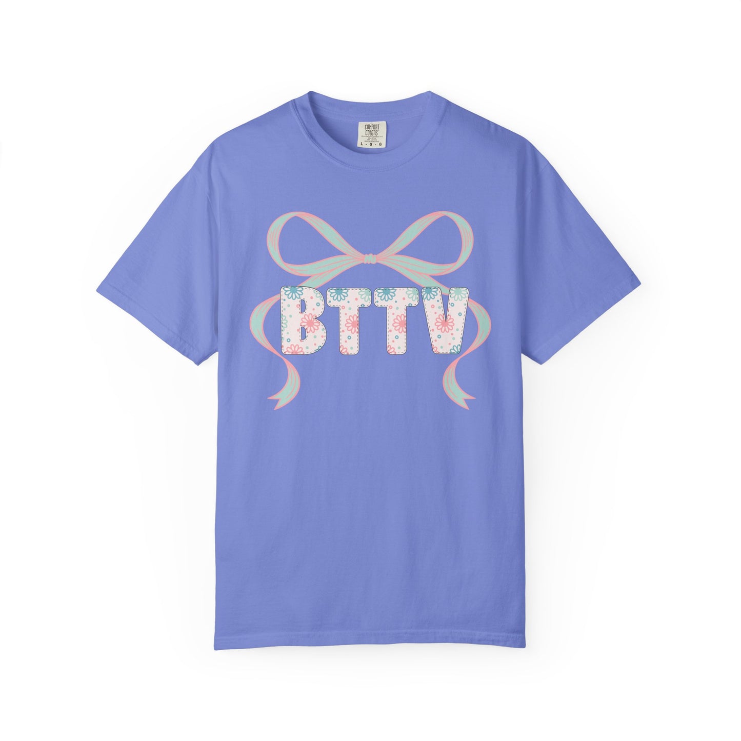 BTTV  Floral Ribbon T-Shirt