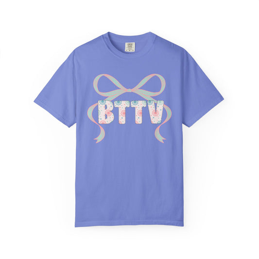 BTTV  Floral Ribbon T-Shirt