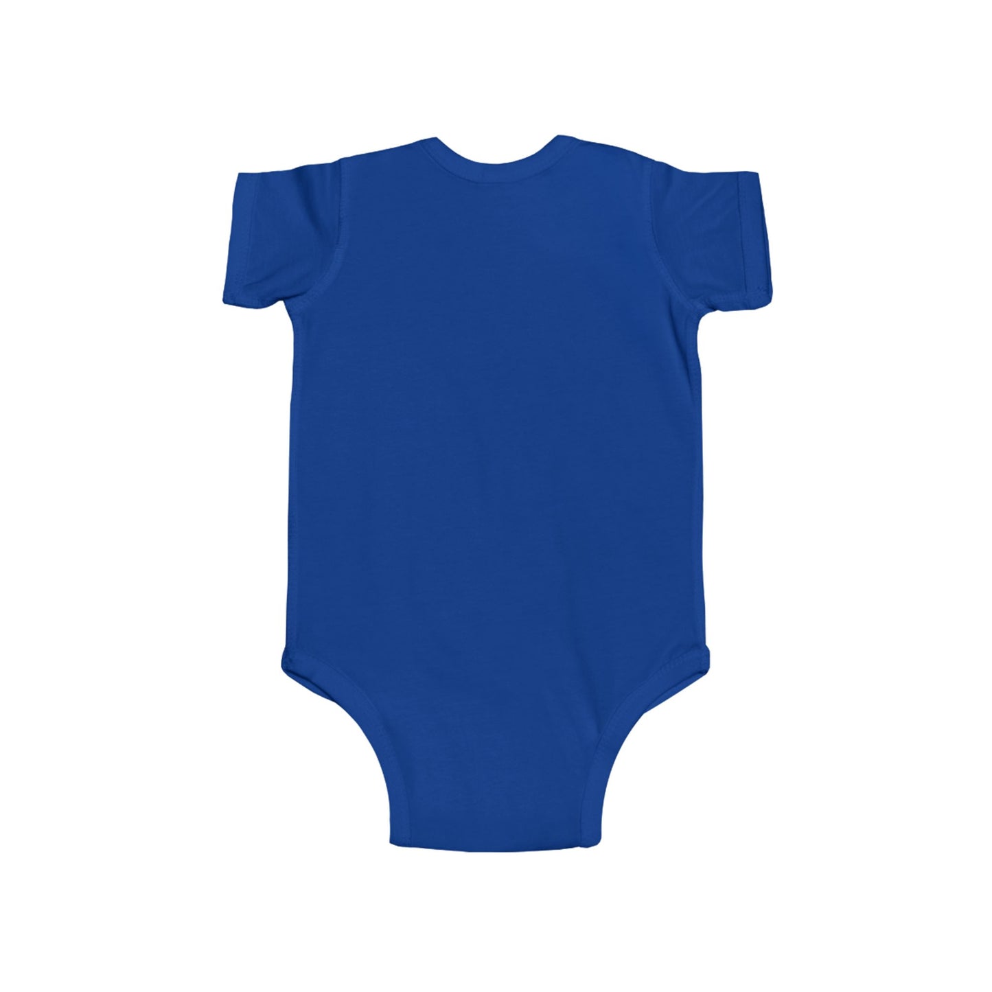 Baby Bodysuit - 'BITV' Lightning Bolt Graphic Infant Onesie, Cute Retro Teal Nursery Gift