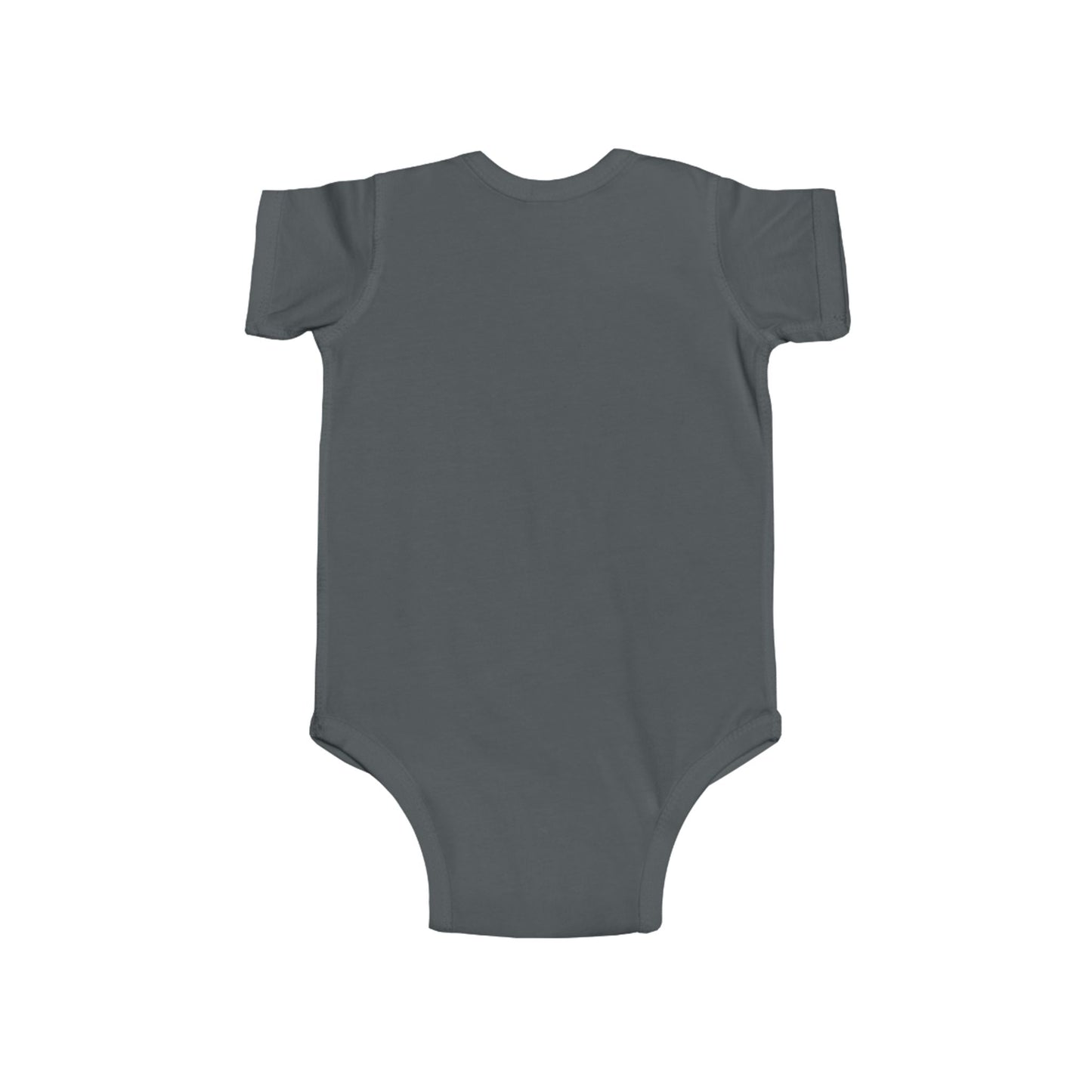 Baby Bodysuit - 'BITV' Lightning Bolt Graphic Infant Onesie, Cute Retro Teal Nursery Gift
