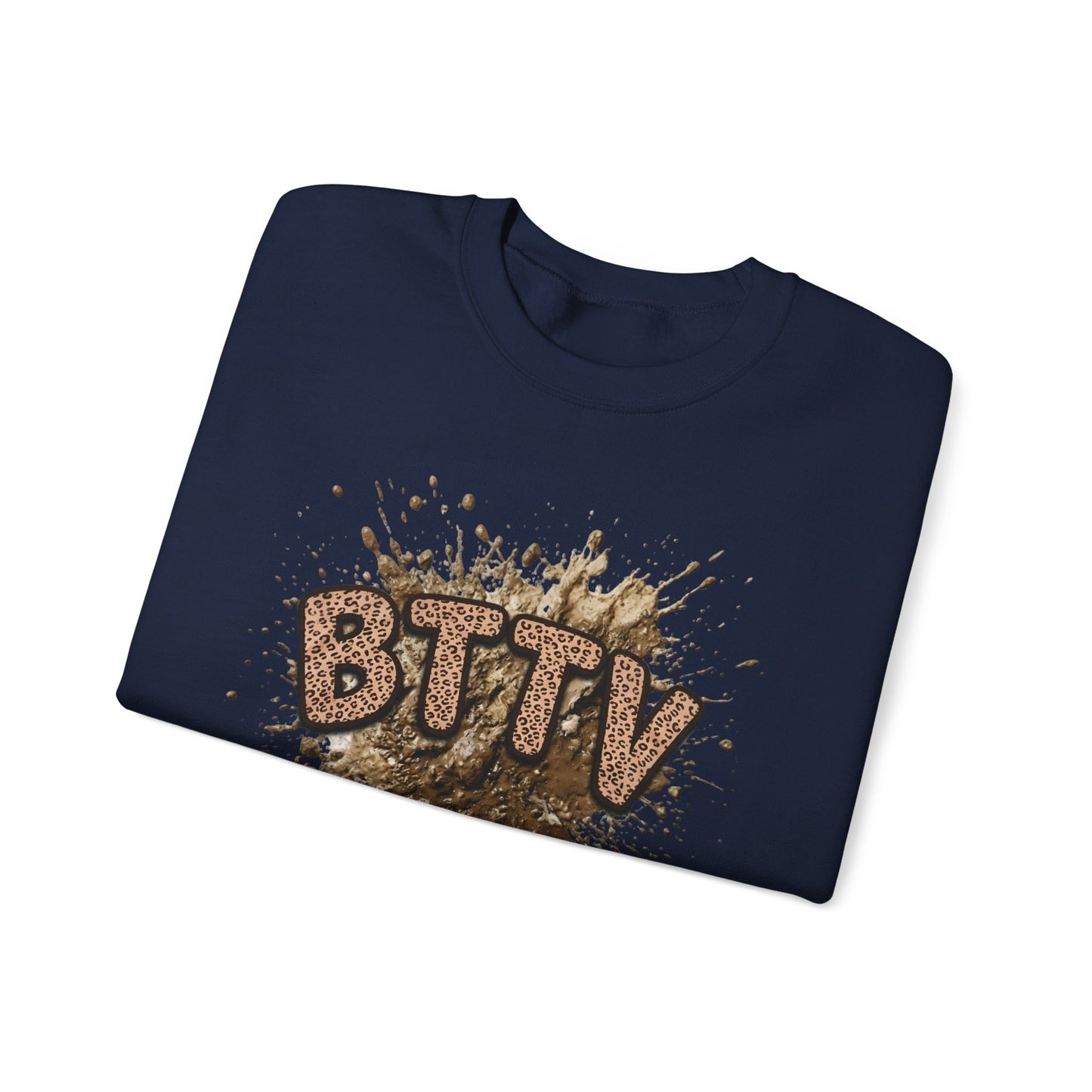 Leopard Print BTTY Crewneck Sweatshirt