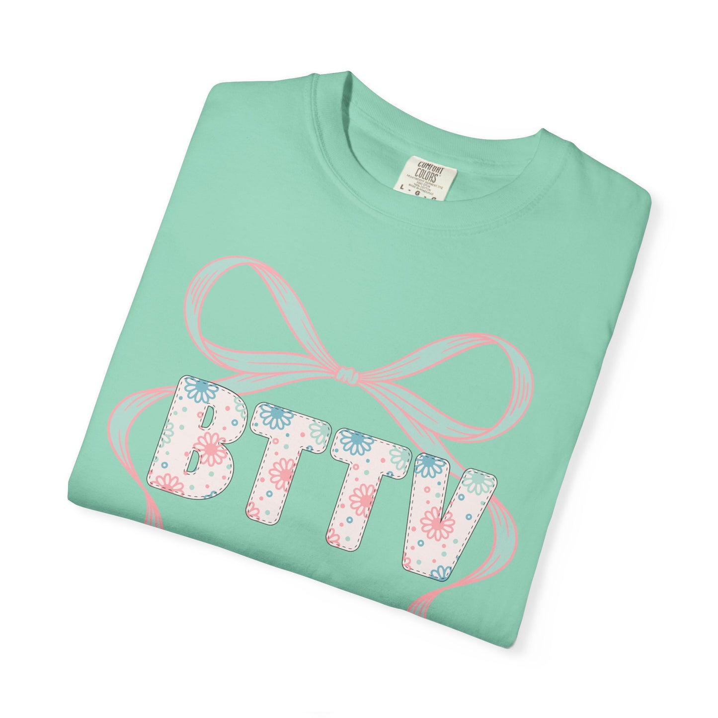 BTTV  Floral Ribbon T-Shirt