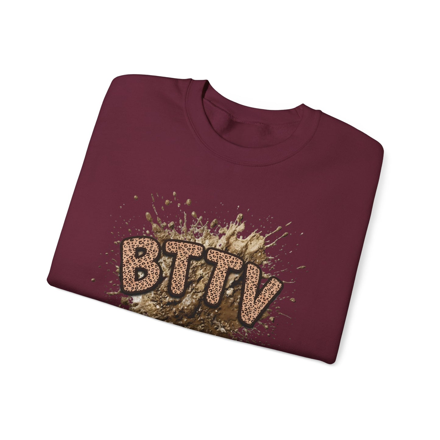 Leopard Print BTTY Crewneck Sweatshirt